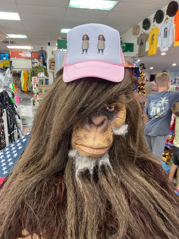 Crazy Haunted Baby Chuckesmee Renesmee Trucker Hat - Printed and Shipped from Forks WA