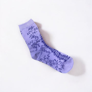 Purple Fresia Bella Socks - One Size Fits Most