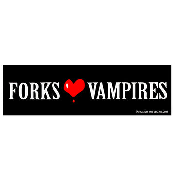 Forks Vampires Bumper Sticker