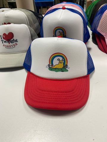 Rainbow Slug Trucker Hat