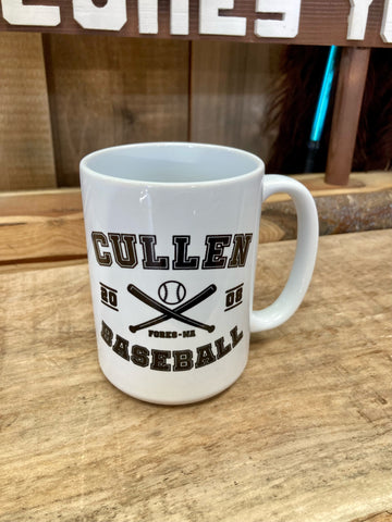 Cullen Baseball Mug 15 oz