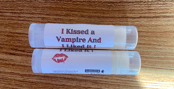 Twilight Themed Lip Balm - I kissed a Vampire, Charlie, Team Edward and/or Team Jacob