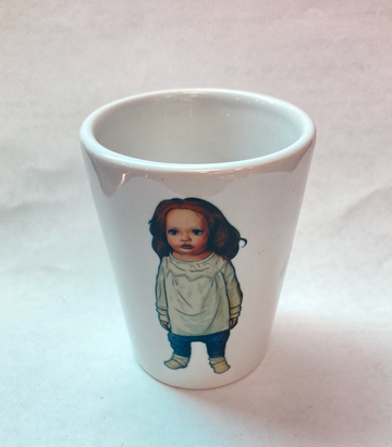 Crazy Haunted Baby Shot Glasses