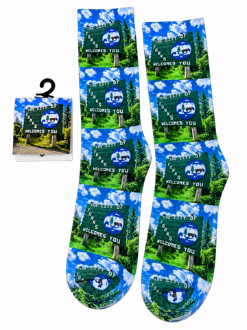 Forks Sign Socks