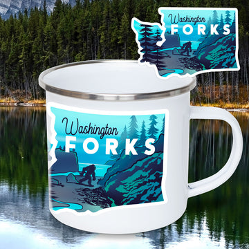 Forks Washington Campfire Mug