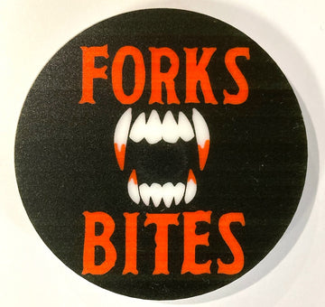 Forks Bites Ornament or Magnet
