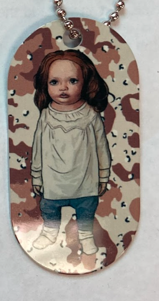 Children's dog 2025 tag necklaces