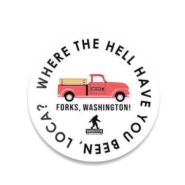 Where the hell have you been Loca? Button Pin